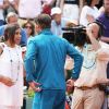 Marion Bartoli et Rafael Nadal lors des Internationaux de France de Tennis de Roland Garros à Paris le 2 juin 2018. © Dominique Jacovides-Cyril Moreau / Bestimage