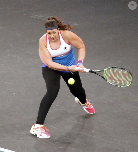 Le retour de Marion Bartoli lors du mini-tournoi d'exhibition Tie Break Tens au Madison Square Garden à New York City, New York, Etats-Unis, le 5 march, 2018. Marion Bartoli a été éliminée dès le premier tour par S.Williams (10-6). Elle rentrera en tournoi officiel à Monterrey où elle a obtenu une invitation. © Charles Guerin/Bestimage