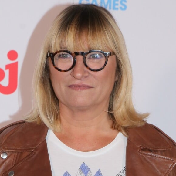 Christine Bravo lors de la conférence de presse de rentrée du groupe NRJ au Musée du Quai Branly à Paris, le 21 septembre 2017. © CVS/Bestimage