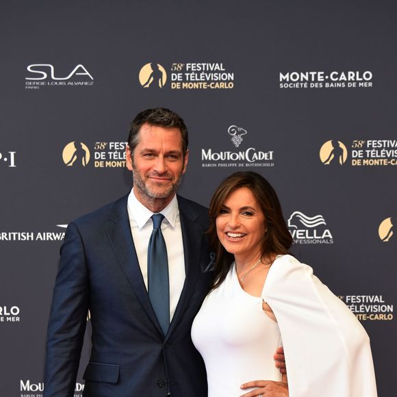 Mariska Hargitay et son mari Peter Hermann - Soirée d'ouverture du 58e festival de Télévision de Monte-Carlo au Grimaldi Forum à Monaco le 15 juin 2018. © Bruno Bebert / Bestimage