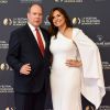 Le prince Albert II de Monaco et Mariska Hargitay - Soirée d'ouverture du 58e festival de Télévision de Monte-Carlo au Grimaldi Forum à Monaco le 15 juin 2018. © Bruno Bebert / Bestimage