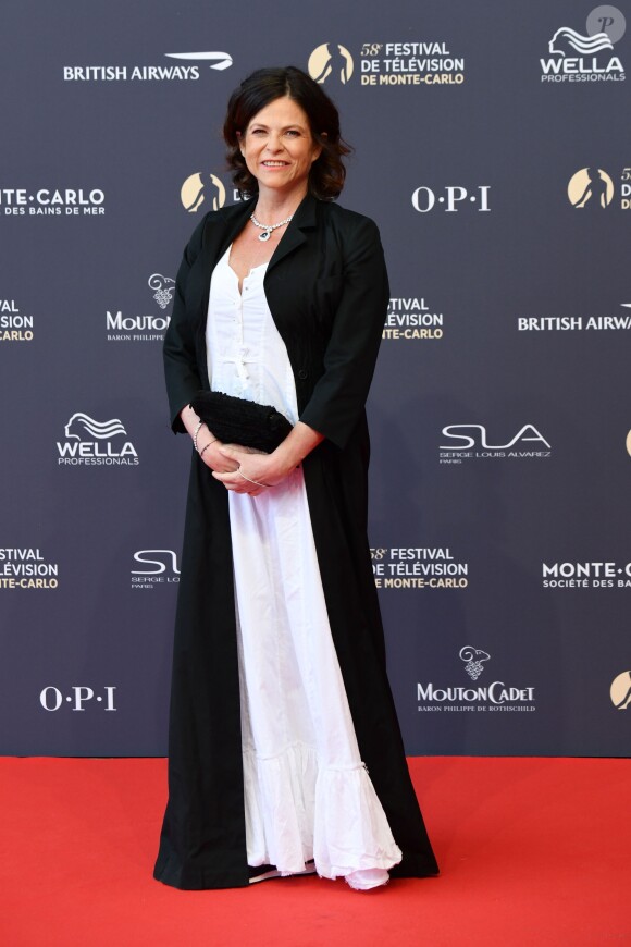 Charlotte Valendrey - Soirée d'ouverture du 58e festival de Télévision de Monte-Carlo au Grimaldi Forum à Monaco le 15 juin 2018. © Bruno Bebert / Bestimage