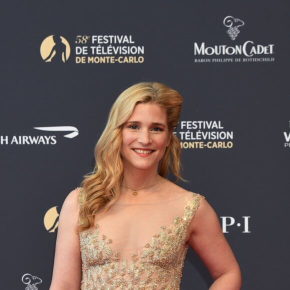 Natacha Régnier - Soirée d'ouverture du 58e festival de Télévision de Monte-Carlo au Grimaldi Forum à Monaco le 15 juin 2018. © Bruno Bebert / Bestimage