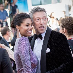 Vincent Cassel et sa fiancée Tina Kunakey - Montée des marches du film " Les Filles du Soleil " lors du 71ème Festival International du Film de Cannes. Le 12 mai 2018 © Borde-Jacovides-Moreau/Bestimage