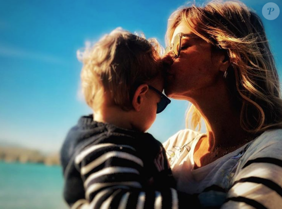 Ingrid Chauvin et son fils Tom - Instagram @Ingridchauvinofficiel, 7 février 2018