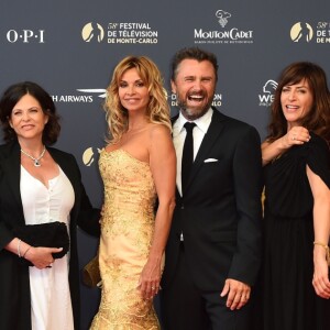 Maud Baecker,Charlotte Valandrey,Ingrid Chauvin,Alexandre Brasseur, Anne Caillon and Solène Hébert lors du photocall de la soirée d'ouverture du 58ème festival de Télévision de Monté-Carlo au Grimaldi Forum à Monaco le 15 juin 2018. © Bruno Bebert / Bestimage