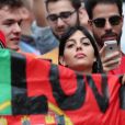 Georgina Rodriguez, la compagne de Cristiano Ronaldo, dans les tribunes du match Portugal / Maroc lors de la coupe du monde 2018 en Russie à Moscou le 20 juin 2018. © Cyril Moreau / Bestimage