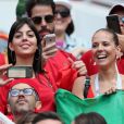 Georgina Rodriguez, la compagne de Cristiano Ronaldo, dans les tribunes du match Portugal / Maroc lors de la coupe du monde 2018 en Russie à Moscou le 20 juin 2018. © Cyril Moreau / Bestimage