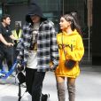 Ariana Grande et son compagnon Pete Davidson se promènent à New York le 20 juin 2018.