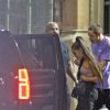 Exclusif - Ariana Grande et son compagnon Pete Davidson sortent d'un dîner chez Bobby Flay's Gato restaurant à New York le 19 juin 2018.