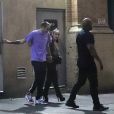 Exclusif - Ariana Grande et son compagnon Pete Davidson sortent d'un dîner chez Bobby Flay's Gato restaurant à New York le 19 juin 2018.