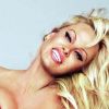 Pamela Anderson pose pour la campagne publicitaire de la marque de lingerie "Coco de Mer". Londres, le 6 décembre 2017.