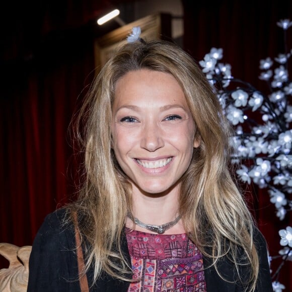 Semi-Exclusif - Laura Smet - Soirée en l'honneur de Nathalie Baye, organisée par Louis Michel Colla, à La Chope des Puces, restaurant mythique de Marcel Campion à Saint-Ouen. Le 30 avril 2018 © Cyril Moreau / Bestimage