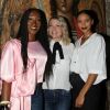 Exclusif - Nadège Beausson-Diagne, Claire Verneil, Flora Coquerel lors du premier anniversaire du restaurant Ikône à Paris le 19 juin 2018. © Baldini / Bestimage