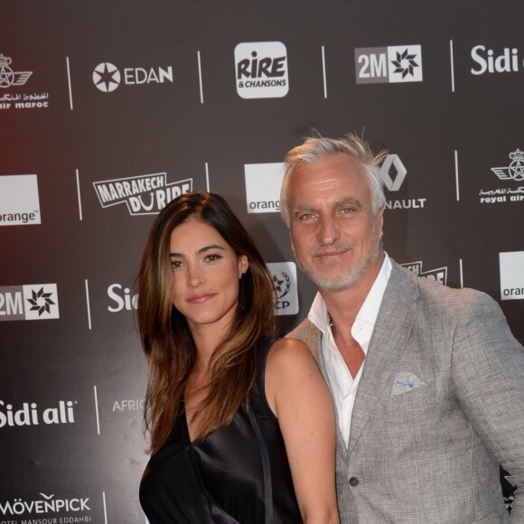 Exclusif - David Ginola et sa compagne Maeva Denat - Les célébrités lors du festival "Marrakech du Rire 2018" à Marrakech, Maroc, le 24 juin 2018. © Rachid Bellak/Bestimage