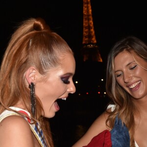 Maëva Coucke (Miss France 2018) et Camille Cerf (Miss france 2015) - M. Coucke (Miss France 2018) fête son 24ème anniversaire à Paris le 27 juin 2018. © Veeren/Bestimage