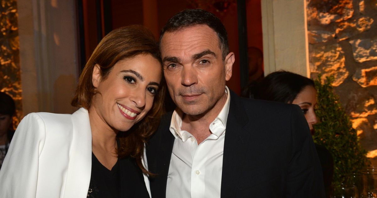 Yann Moix Et Sa Nouvelle Compagne 2021 Exclusif - Léa Salamé et Yann Moix à l'enregistrement de l'émission On