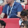 Antonella Roccuzzo (femme de Lionel Messi) et son fils Thiago lors de France-Argentine en 8e de finale de la Coupe du monde à Kazan en Russie le 30 juin 2018 © Cyril Moreau/Bestimage