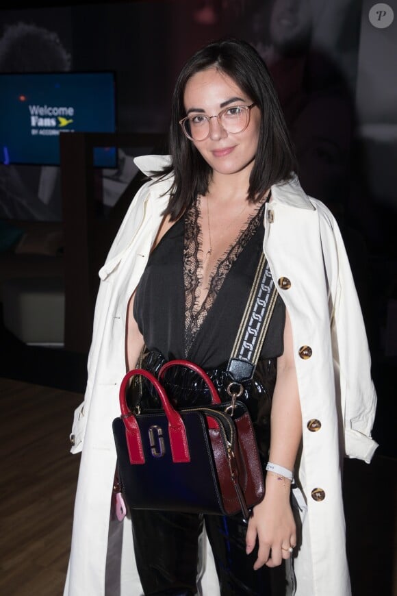 Exclusif - Agathe Auproux au concert de Katy Perry à l'AccorHotels Arena à Paris le 30 mai 2018.