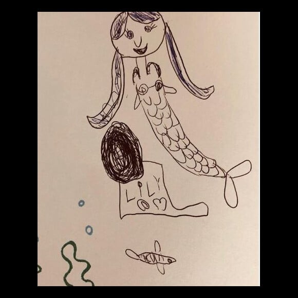 Marc-Olivier Fogiel partage un dessin de sa fille Lily - 02 juillet 2018