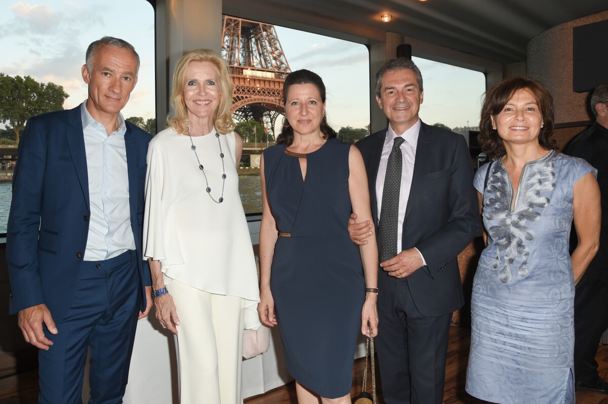 Photo Semiexclusif Gilles Bouleau, Melissa Bouygues, Agnès Buzyn