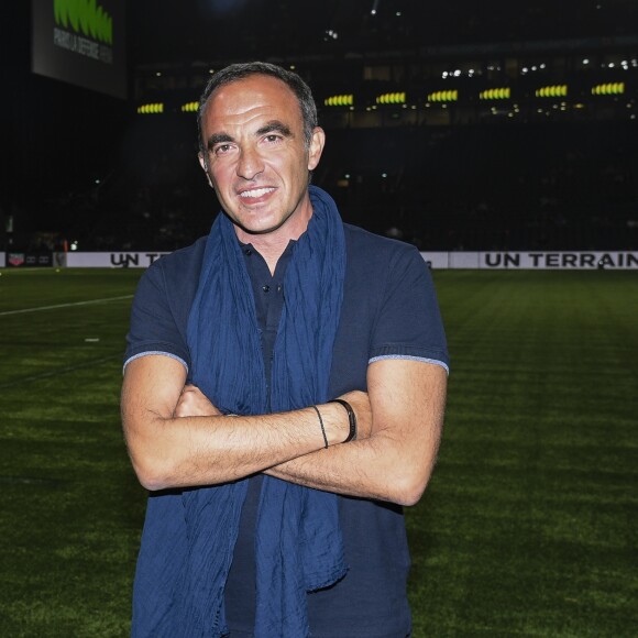 Exclusif - Nikos Aliagas présentateur de la soirée - Les célébrités lors du match des légendes, France98 contre une sélection FIFA 98 à la U Arena à Nanterre, France, le 12 juin 2018. France98 a gagné 3-2. © Bestimage
