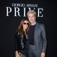 Kyle Eastwood et Cynthia Eastwood - Défilé Giorgio Armani Privé, collection Haute Couture automne-hiver 2018/19 à Paris, le 3 juillet 2018.