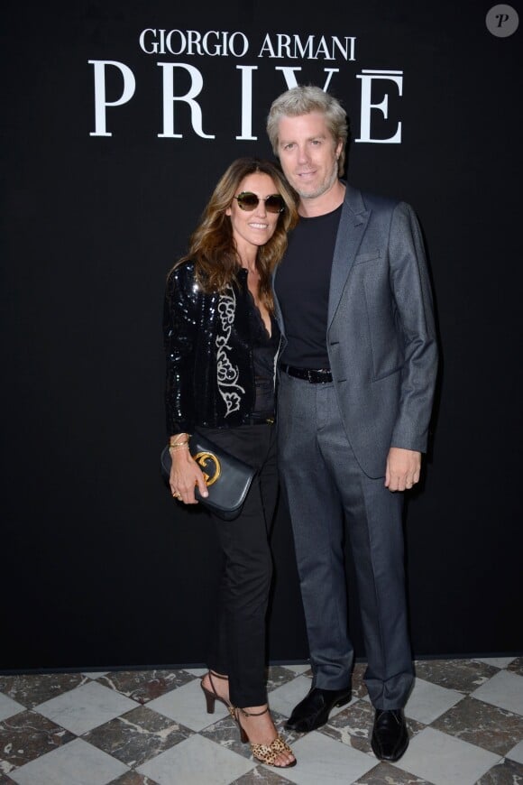 Kyle Eastwood et Cynthia Eastwood - Défilé Giorgio Armani Privé, collection Haute Couture automne-hiver 2018/19 à Paris, le 3 juillet 2018.