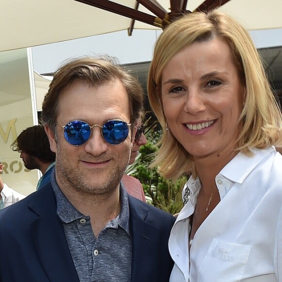 Laurence Ferrari et son mari Renaud Capuçon au bar Magnum lors des Internationaux de France de Tennis de Roland Garros à Paris le 2 juin 2018 ©Veeren/ Bestimage