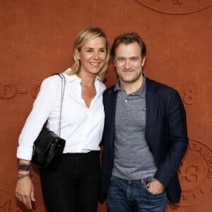 Laurence Ferrari et son mari Renaud Capucon au village des Internationaux de France de Tennis de Roland Garros à Paris le 2 juin 2018. © Dominique Jacovides-Cyril Moreau / Bestimage