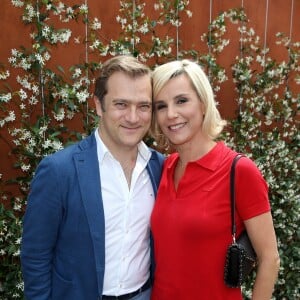 Renaud Capuçon et sa femme Laurence Ferrari au village des internationaux de tennis de Roland-Garros à Paris le 4 juin 2017. © Dominique Jacovides-Cyril Moreau/Bestimage