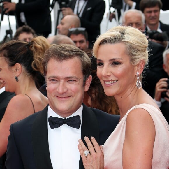 Renaud Capuçon et sa femme Laurence Ferrari - Montée des marches du film "L'Amant Double" lors du 70e Festival International du Film de Cannes. Le 26 mai 2017. © Borde-Jacovides-Moreau/Bestimage