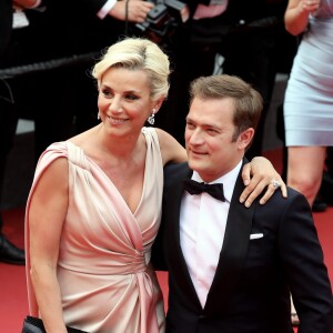 Renaud Capuçon et sa femme Laurence Ferrari - Montée des marches du film "L'Amant Double" lors du 70e Festival International du Film de Cannes. Le 26 mai 2017. © Borde-Jacovides-Moreau/Bestimage