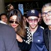 Priyanka Chopra et son compagnon Nick Jonas arrivent à l'aéroport de Guarulhos à Sao Paulo au Brésil. Le 29 juin 2018