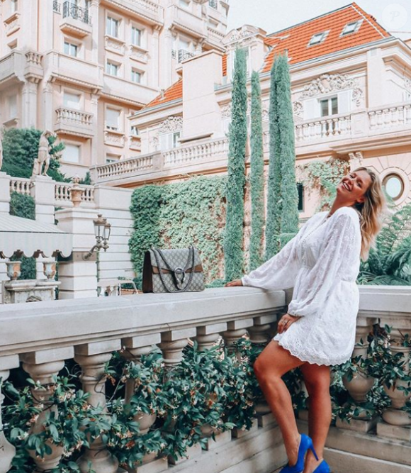 Aurélie Van Daelen à Monaco - 8 juillet 2018, Instagram