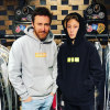 Elvis Guetta et son père David Guetta sur Instagram, en juin 2018.