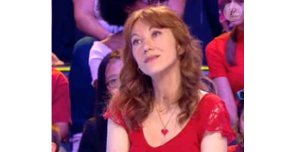 Véronique et Florent Peyre lors du "Combat des Maîtres" sur prime-time sur TF1.