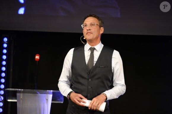 Julien Courbet - Conférence de presse de rentrée du groupe RTL à Paris le 7 septembre 2016.