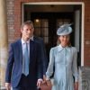 Pippa Middleton et son mari James Matthews au baptême du prince Louis de Cambridge le 9 juillet 2018 au palais St James à Londres.