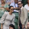 Pippa Middleton and her husband James Matthews watch the tennis on day eleven of the Wimbledon Tennis Championships in London. UK, on July 13, 2018. Photo by Stephen Lock / i-Images/ABACAPRESS.COM14/07/2018 - London
