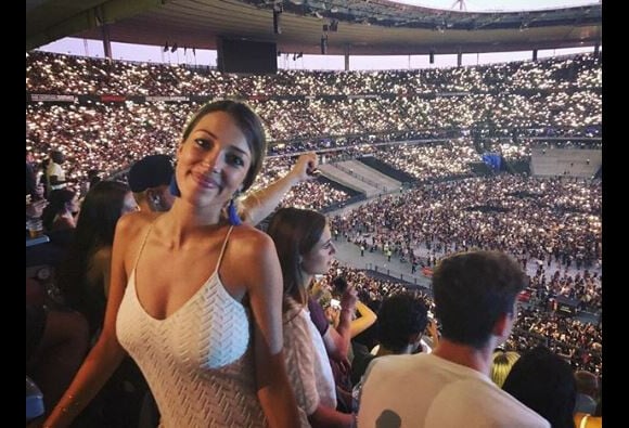 Camille (Koh-Lanta) présente au concert de Beyoncé et Jay-Z au Stade de France - Instagram, 14 juillet 2018