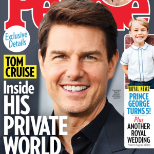 Tom Cruise et Brigitte Nielsen en couverture du magazine américain "People", numéro du 6 août 2018.