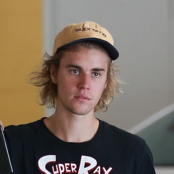 Exclusif - Justin Bieber est allé déjeuner seul à Beverly Hills, le 25 juillet 2018
