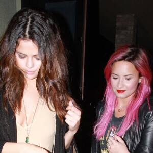 Selena Gomez et Demi Lovato de sortie à Los Angeles le 23 janvier 2014
