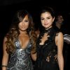 Demi Lovato et Selena Gomez aux MTV Video Music Awards au Nokia Theatre à Los Angeles, le 28 août 2011