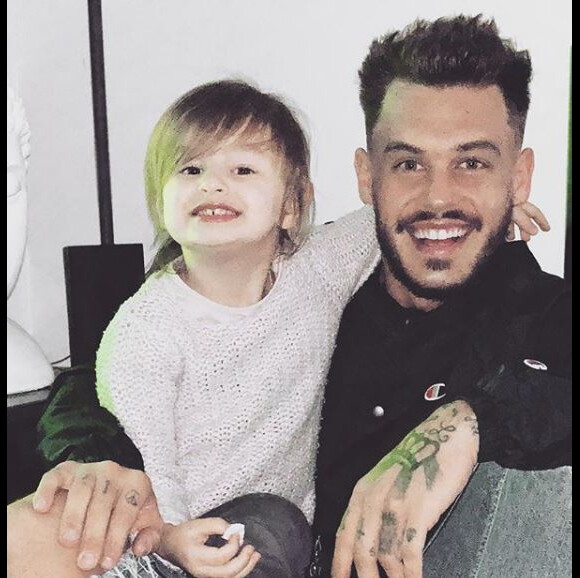 Steven et sa fille Lyvia - Instagram, 28 avril 2018