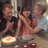 Laeticia et Johnny Hallyday avec leurs filles Jade et Joy pour l'anniversaire de Joy le 27 juillet 2017 à Paris