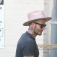 Exclusif - David Beckham et son fils Romeo dans les rues de Los Angeles Le 28 Juillet 2018