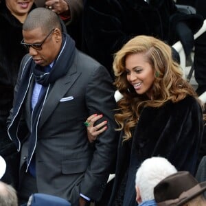 Beyoncé et Jay-Z lors de la cérémonie d'investiture de Barack Obama en 2013.