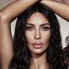 Kim Kardashian pose pour la campagne de sa marque de cosmétiques KKW Beauty, le 29 juillet 2018.